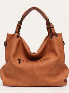 Traditional Style Leather <b>Tote</b> Bag With Two Handles Open To Durabl Designs Unisex Casual Daily Use Leather Handbags For Sale - Product Image 6