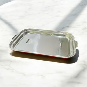 Conteneur alimentaire/vaisselle jetable en aluminium pour avion de ligne comme plateau à fruits pour repas boîte à riz pour dessert et collation - Product Image 3
