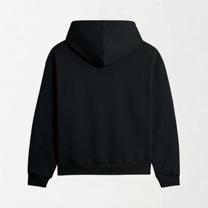 Private Label Premium Cotton Blend Fleece <b>Men's</b> Casual <b>Thermal</b> Streetwear Custom Printed Geometric Pattern 350g Hoodie - Product Image 2