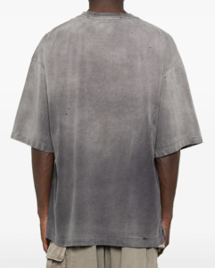 Custom Heavyweight Oversized Vintage Acid Wash Men's T-Shirt 100% Cotton 240gsm Boxy Fit Distressed Streetwear Blank OEM - Product Image 5