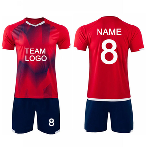 เสื้อฟุตบอล โพลีเอสเตอร์ 100% ระบายเหงื่อได้ดี สำหรับผู้ใหญ่ ใส่ได้ทั้งชายและหญิง แขนสั้น ใช้ได้ทุกฤดู หมายเลขทีมตามสั่ง - Product Image 6