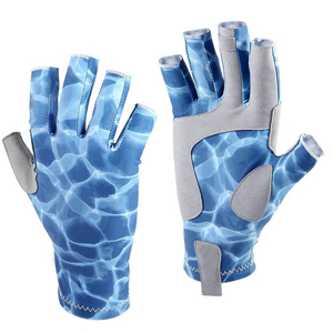 ถุงมือตกปลา LADO SPORTS แบบสั่งทำพิเศษ ผลิตจากโพลีเอสเตอร์ รองรับหน้าจอสัมผัส สายรัดข้อมือปรับได้ ใช้ได้ทั้งชายและหญิง สวมใส่ง่าย เหมาะสำหรับใส่ลำลอง - Product Image 6