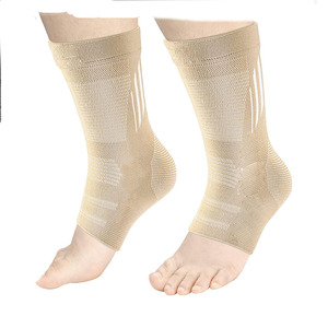 High Quality Neoprene Elastic Foot Ankle Sleeves Multicolor Custom Manufacture with Logo for Fitness Wholesale - Product Image 2