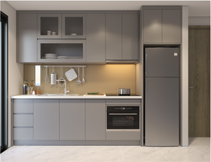 MDF Eco-Friendly Particle Board Modern Kitchen <b>Cabinets</b> Home Furniture Durable PLYWOOD Vietnam - Product Image 5