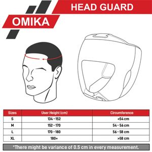Best Protection Performance Customized Color Size Comfortable MMA Leather Kick Boxing Head Guard for Men Custom Logo OMIKA - Product Image 6