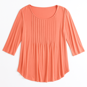 OEM ODM Vietnam – Nouvelle chemise décontractée à manches courtes en tricot pour femme, coupe ample, anti-boulochage, 100 % coton, vêtements personnalisés en gros - Product Image 5