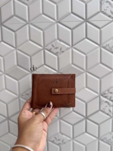 Genuine Leather <b>Men's</b> <b>Wallet</b> New Designer Minimalist Snap Closure <b>Wallet</b> Real Leather Fashion Cash <b>Credit</b> <b>Card</b> Holder Daily Use - Product Image 5