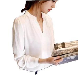 Camisa de poliéster suave para mujer a la moda Proveedor de blusas asequibles para mujer Blusa de poliéster para mujer hecha en Bangladesh Precio barato Tops de moda - Product Image 6