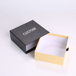 Custom Luxury <b>Pull</b> Box for Ring Rigid Paperboard <b>Drawer</b> Box with Logo Printing Matt Lamination Jewelry Packaging Box - Product Image 5
