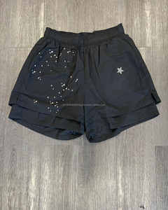 Pantalones Cortos Deportivos Personalizados para Hombre, Diseño Sólido, Elegantes, Cómodos, Elásticos, de Cintura Media, Secado Rápido, Resistentes al Viento y Ecológicos - Product Image 1