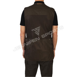 Gilet de chasse extérieur léger en toile de coton/tissu maillé, respirant, multi-poches, couleurs personnalisables, directement de l'usine – Meilleures ventes - Product Image 6