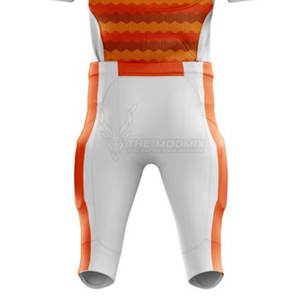 Conjunto de Uniforme de Fútbol Americano con Estampado de Corazón Morado Personalizado, Jersey y Pantalones con Impresión por Transferencia de Calor, 100% Poliéster Transpirable, OEM - Product Image 3