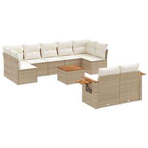 Juego de sofás beige para muebles de patio - Product Image 2