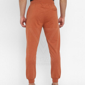 Casual Men's Jogger Trouser <b>Plain</b> Dyed Straight Lightweight Breathable Eco-Friendly Made Pakistan High Quality Drawstring - Product Image 4
