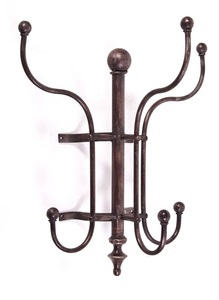 Eco-friendly Aluminum Metal Unique Shape Golden Finished Wall Mounted Hanger Luxury Handmade Home Accent - Product Image 2