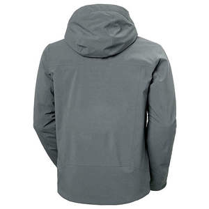 เสื้อแจ็คเก็ตสกีกันน้ำมีฮู้ดสำหรับผู้ชาย Gore-Tex ปิดด้วยซิป สีเทา - Product Image 2