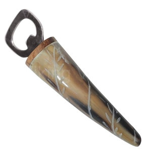 Abridor de botellas hecho a mano con cuerno de búfalo, herramienta decorativa para bar, artículo de mesa para bebidas, regalo para cocina y fiestas - Product Image 1