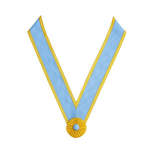 ชุดเครื่องราชอิสริยาภรณ์มัสแตนิก ชุดปลอกคอและผ้ากันเปื้อนมัสแตนิก ปลอกคอมาสเตอร์เมสัน ปลอกคออดีตพระสัตว์สูง ปลอกคอมาสเตนิกปักลายตามสั่ง - Product Image 1