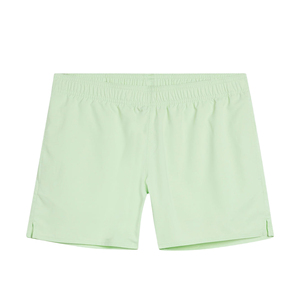 Shorts de sport décontractés pour homme en tissu Oxford tricoté 220g 100% coton, taille mi-haute à cordon de serrage, respirants avec empiècements en maille, personnalisables, pour la gym et l'été - Product Image 1