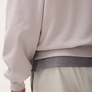 Sudaderas con Cremallera y Cuentas para Hombre, Diseño OEM/ODM, Bordado Personalizado, 100% Algodón, Alta Calidad, Fabricación al por Mayor - Product Image 3