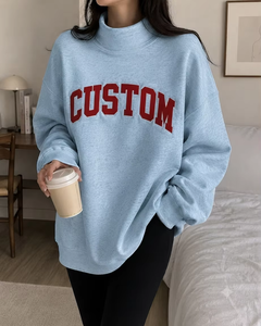 Effortless Women's Crew Neck Terry <b>Tie</b> <b>Dye</b> <b>Sweatshirt</b> Oversized Cotton Blend Long Sleeve Pullover Soft Casual Everyday - Product Image 1