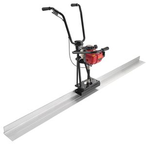Livellatrice a Gas in Alluminio da 8 Piedi con Motore Vibrante e Set di Barre a Bordo Dritto per Finitura Cemento a 4 Tempi - Product Image 1