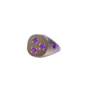 Wedding Wear 925 Sterling Silver Gold Plated Jewelry Ruby Gemstone Women Wear Classic <b>Couple</b> <b>Ring</b> - Product Image 4