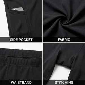 Shorts de compression pour hommes à séchage rapide, shorts de sport athlétiques, collants de performance haute élasticité, sous-vêtement technique pour la course et l'entraînement - Product Image 6