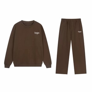 Private Label women tracksuit Soft French Terry jogger <b>set</b> Wholesale Custom Logo Manufacturer - Product Image 5