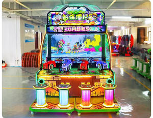 เครื่องเกมยิงปืนซอมบี้แบบหยอดเหรียญในร่ม ทำจากโลหะและพลาสติก สำหรับ 1 ผู้เล่น - Product Image 2