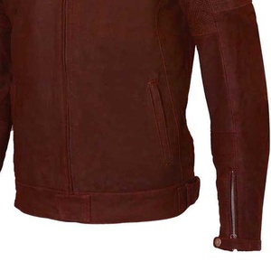 Men's Motorbike Leather <b>Jacket</b>-Eco-Friendly Lightweight Racing Design with Front Logo High Street Style Hot Selling - Product Image 4