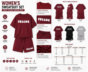 Ensembles de survêtements pour femmes fabriqués sur mesure, tenues en 2 pièces, sweat-shirt à capuche court et pantalon de survêtement court avec poches - Product Image 5