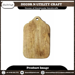 Juego de utensilios de cocina de bambú redondo Vintage Life Inc. para queso y comida, tabla de cortar de madera decorativa para fiesta de boda - Product Image 5