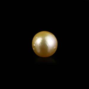 Perle dorée lâche de 5,25 carats, magnifique pierre précieuse pour bijoux fins - Product Image 2