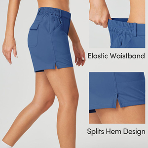 Amazing Best Ultra Soft Touch Fabric Custom Women's Activewear Golf Shorts Breathable Skinny Fit <b>Cow</b>/Camo Pattern Drawstring - Product Image 5