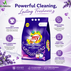 Detergente en Polvo Premium |   Fórmula de limpieza de penetración profunda para ropa brillante con aroma fresco en cada ciclo de lavado. Cuidado del hogar. - Product Image 5