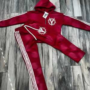 Ensemble sweat-shirt et pantalon de survêtement pour homme KERNEL APPAREL, coupe classique, hiver, décontracté, écologique, léger, 100% coton, taille élastique - Product Image 1