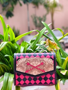 Auténtica Bolsa de Mensajero de Cuero Genuino para Mujer, Estilo Bohemio, Hecha a Mano, Resistente, Elegante, 100% Cuero Genuino - Product Image 5