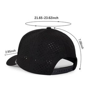 Gorra de béisbol con estampado personalizado y logotipo bordado, gorra de béisbol de 5 paneles y gorra de 6 paneles en tejido de felpa impermeable - Product Image 3