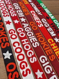 Beaded Gameday <b>Purse</b> Strap <b>Red</b> Use to Lady Bags Beaded Gameday <b>Purse</b> Strap <b>Red</b> Use to Lady Bags - Product Image 6