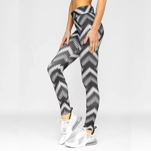 Leggings Deportivos para Mujer, Cintura Media, Tejido Ligero, Sin Costuras, Spandex/Nailon, Impresión por Sublimación, con Logotipo Personalizado, Gran Venta - Product Image 2