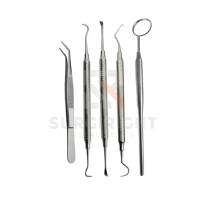 Dique de goma dental para aislamiento, tamaño personalizado, para adultos y jóvenes, con instrumento de acero inoxidable reutilizable, seguridad quirúrgica CE Clase I MOL - Product Image 1