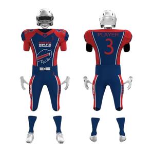 Créez votre propre design, uniforme de football américain entièrement sublimé, pas cher, maillot de football personnalisé pour équipe, fabriqué au Pakistan - Product Image 6