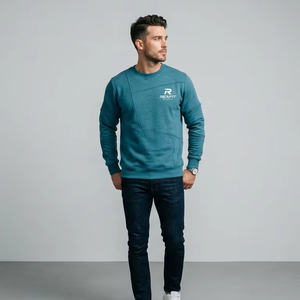 เสื้อสเวตเชิ้ตผู้ชายแบบลำลองผ้าฟลีซรุ่นใหม่ล่าสุด ผลิตในปากีสถาน รับผลิตแบบสั่งทำพร้อมติดป้ายแบรนด์ส่วนตัว แขนยาว - Product Image 1