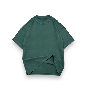 T-shirt Homme Oversize Noir Personnalisable avec LOGO, Manches Courtes, 100% Coton, Col Rond, Couleur Unie, Jersey Tricoté Respirant - Product Image 6