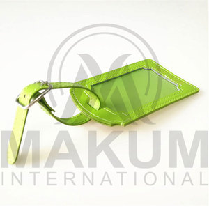 Etiquetas de equipaje MAKUM INTERNATIONAL de cuero puro con logo personalizado y color personalizado - Product Image 4