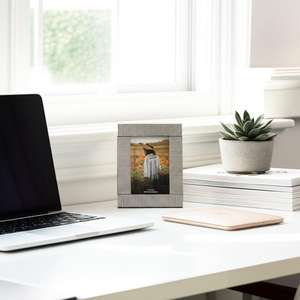 Cadre photo rayé noir et blanc - Product Image 1