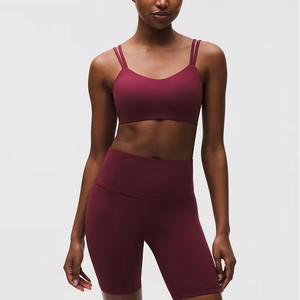 Conjunto de 2 Piezas de Ropa de Yoga para Mujer de Alta Calidad, Shorts Reversibles, Ecológicos, Transpirables, de Spandex/Nailon con Estampado Animal/Camuflaje - Product Image 6