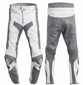 กางเกงหนังฟูลเกรนสำหรับนักขี่มอเตอร์ไซค์พร้อมแผ่นรองเข่าในตัว - Product Image 1