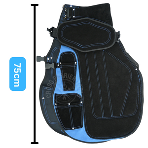 Tabliers de fermeur de chevaux robustes avec ceinture à boucle en acier inoxydable, tissu en maille ventilée, rangement pour couteaux et aimant à clous - Product Image 4